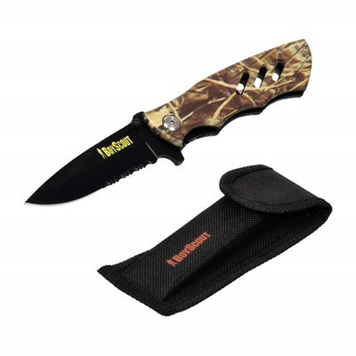 Нож складной BOYSCOUT «Рейнджер» 11,5/20 см, в чехле - фото 1 - id-p216709566
