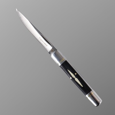 Нож складной "Горностай" сталь - 420, рукоять - сталь/дерево, клинок - 8 см - фото 1 - id-p216709571
