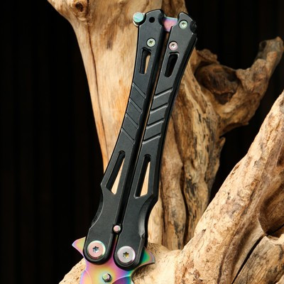 Нож-бабочка "Шершень" сталь - 420, рукоять - сталь, 21 см - фото 5 - id-p216709579