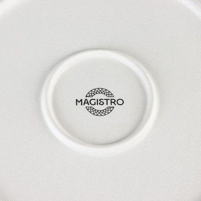Тарелка фарфоровая Magistro Line, d=25,5 см, цвет белый - фото 4 - id-p216707315