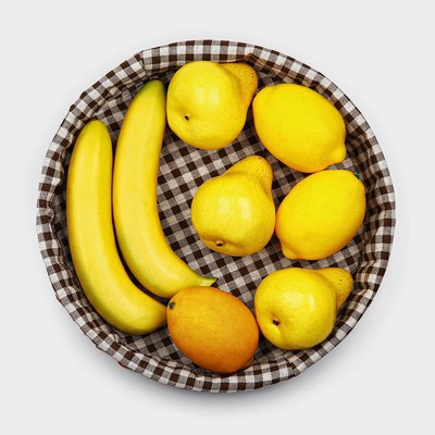 Корзинка для фруктов и хлеба Доляна «Домашний уют», d=30,5 см, цвет шоколадный - фото 2 - id-p216713037