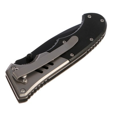 Складной нож Stinger с клипом, 80 мм, рукоять: сталь, пластик, коробка картон - фото 3 - id-p216709592