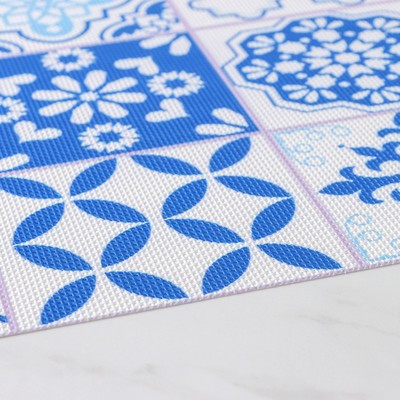 Набор салфеток сервировочных Доляна «Мозаика», 4 шт, 45×30 см, цвет синий - фото 4 - id-p216711942