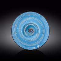 Тарелка глубокая Wilmax Spiral, d=27 см, 250 мл, цвет голубой