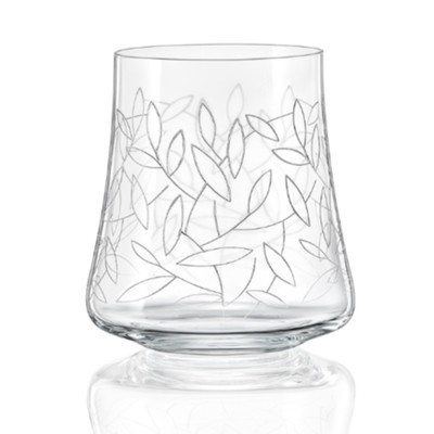 Набор стаканов для виски "Экстра", декор листья, 350 мл, 6 шт - фото 1 - id-p216687835
