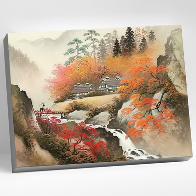 Картина по номерам 40 × 50 см «Японский пейзаж» 23 цвета - фото 1 - id-p216710736