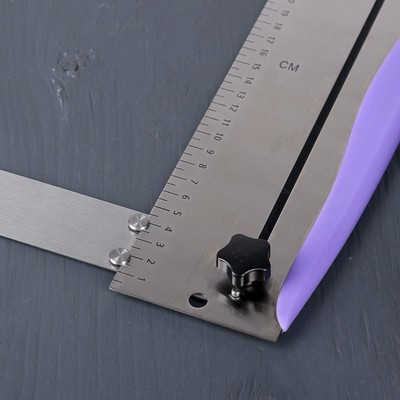 Шпатель кондитерский с размерной линейкой, 2 части, 31×23×3 см, цвет фиолетовый - фото 4 - id-p216711992