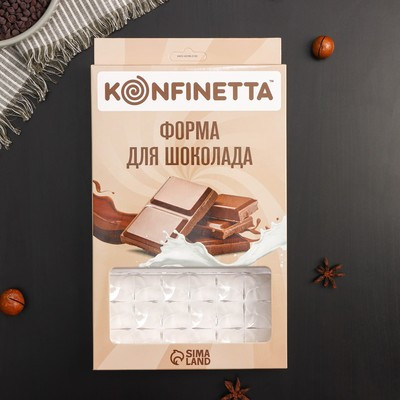 Форма для шоколада и конфет KONFINETTA «Акапулько», 3 ячейки, 27,5×17,5×2,5 см, ячейка 15,3×7,5×0,8 см - фото 4 - id-p216712019
