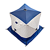 Палатка зимняя куб СЛЕДОПЫТ 150 х150х170 ,Oxford 210D PU 1000,S по полу 2,2 кв.м,цв.синий/белый с принтом, фото 4