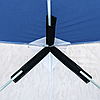 Палатка зимняя куб СЛЕДОПЫТ 180х180х200  ,Oxford 210D PU 1000,S по полу 3,2 кв.м,цв.синий/белый с принтом, фото 8