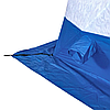 Палатка зимняя куб СЛЕДОПЫТ 210 х210х214,Oxford 210D PU 1000,S по полу 4,4 кв.м,цв.синий/белый с принтом, фото 6
