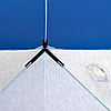Палатка зимняя куб СЛЕДОПЫТ 210 х210х214,Oxford 210D PU 1000,S по полу 4,4 кв.м,цв.синий/белый с принтом, фото 9