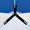 Палатка зимняя куб СЛЕДОПЫТ 210 х210х214,Oxford 210D PU 1000,S по полу 4,4 кв.м,цв.синий/белый с принтом, фото 10