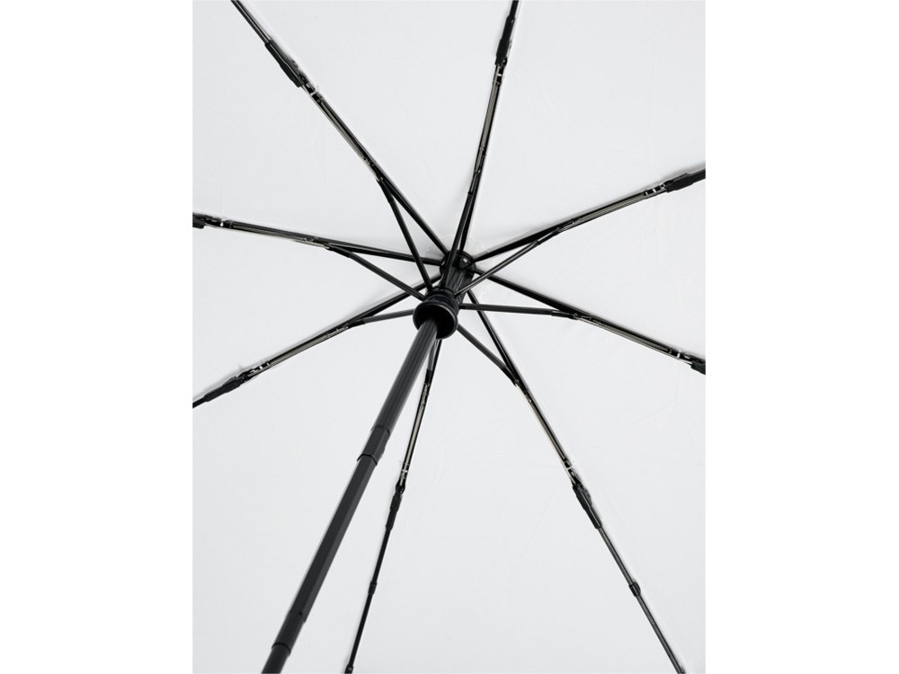 Автоматический складной зонт Bo из переработанного ПЭТ-пластика, белый - фото 4 - id-p217188888