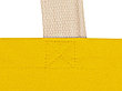 Сумка для шопинга Steady из хлопка с парусиновыми ручками, 260 г/м2, желтый, фото 2