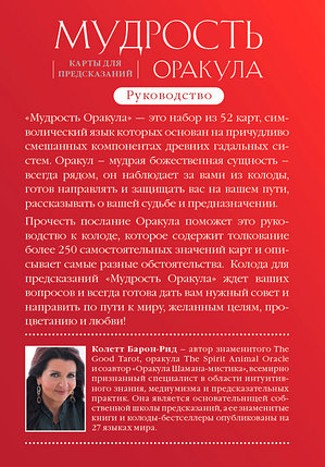 Карты для предсказаний. Мудрость оракула. 52 карты и руководство в коробке, фото 2