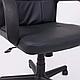 Кресло поворотное LEONIDAS, пластик,кож.зам (чёрный), фото 6