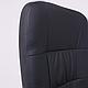 Кресло поворотное LEONIDAS, пластик,кож.зам (чёрный), фото 9