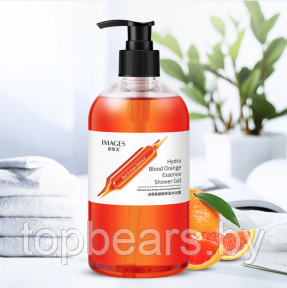 УЦЕНКА Гель для душа с маслом красного апельсина Юдзу Images Hydra Blood Orange Essence Shower Gel, обладает