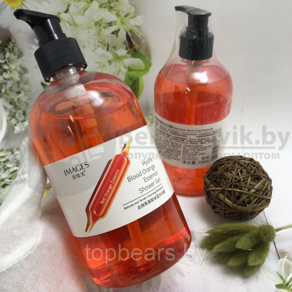 УЦЕНКА Гель для душа с маслом красного апельсина Юдзу Images Hydra Blood Orange Essence Shower Gel, обладает - фото 3 - id-p179744043