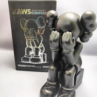 Kaws Companion Passing Through Игрушка 28 см. Черный