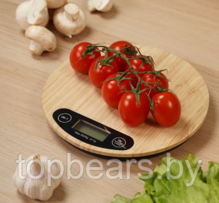 Электронные бамбуковые кухонные весы Electronic Kitchen Scale (до 5 кг)