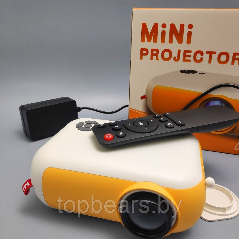 Мультимедийный портативный светодиодный LED проектор Mini Projector A10 FULL HD 1080p (HDMI, USB, пульт ДУ) - фото 9 - id-p196260320