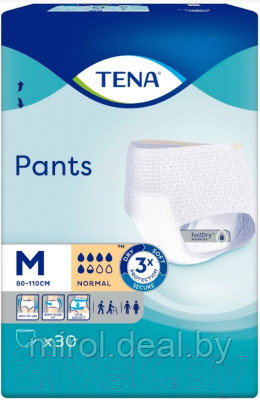Трусы впитывающие для взрослых Tena Pants Normal Medium - фото 1 - id-p217195408