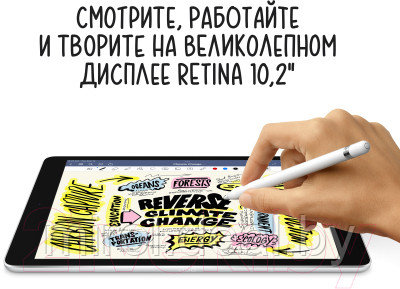 Планшет Apple iPad 9 Gen 10.2 Wi-Fi 256GB A2602 / MK2N3 - фото 5 - id-p217195931