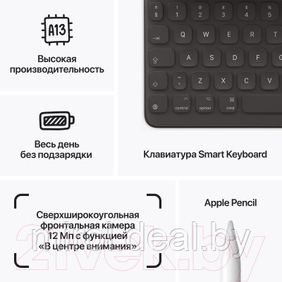 Планшет Apple iPad 9 Gen 10.2 Wi-Fi 256GB A2602 / MK2N3 - фото 9 - id-p217195931