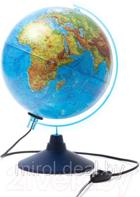 Глобус интерактивный Globen Физико-политический с подсветкой / 12500284 - фото 1 - id-p217196451