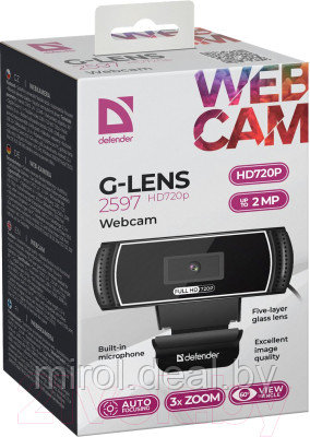Веб-камера Defender G-Lens 2597 HD720p - фото 10 - id-p217199994