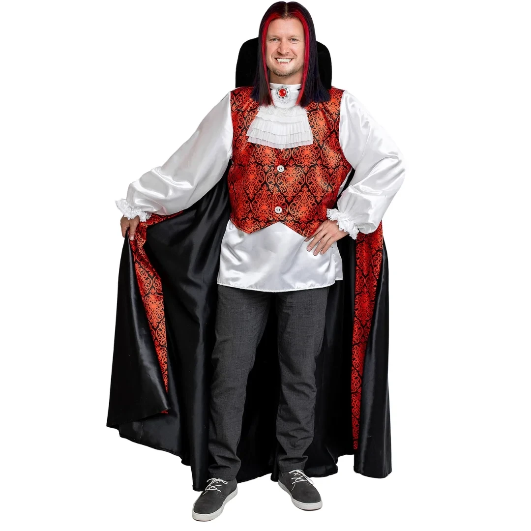 Мужской карнавальный костюм Вампир Пуговка - фото 1 - id-p217220424
