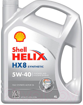 Моторное масло Shell Helix HX8 Synthetic 5W40 - фото 1 - id-p217209041