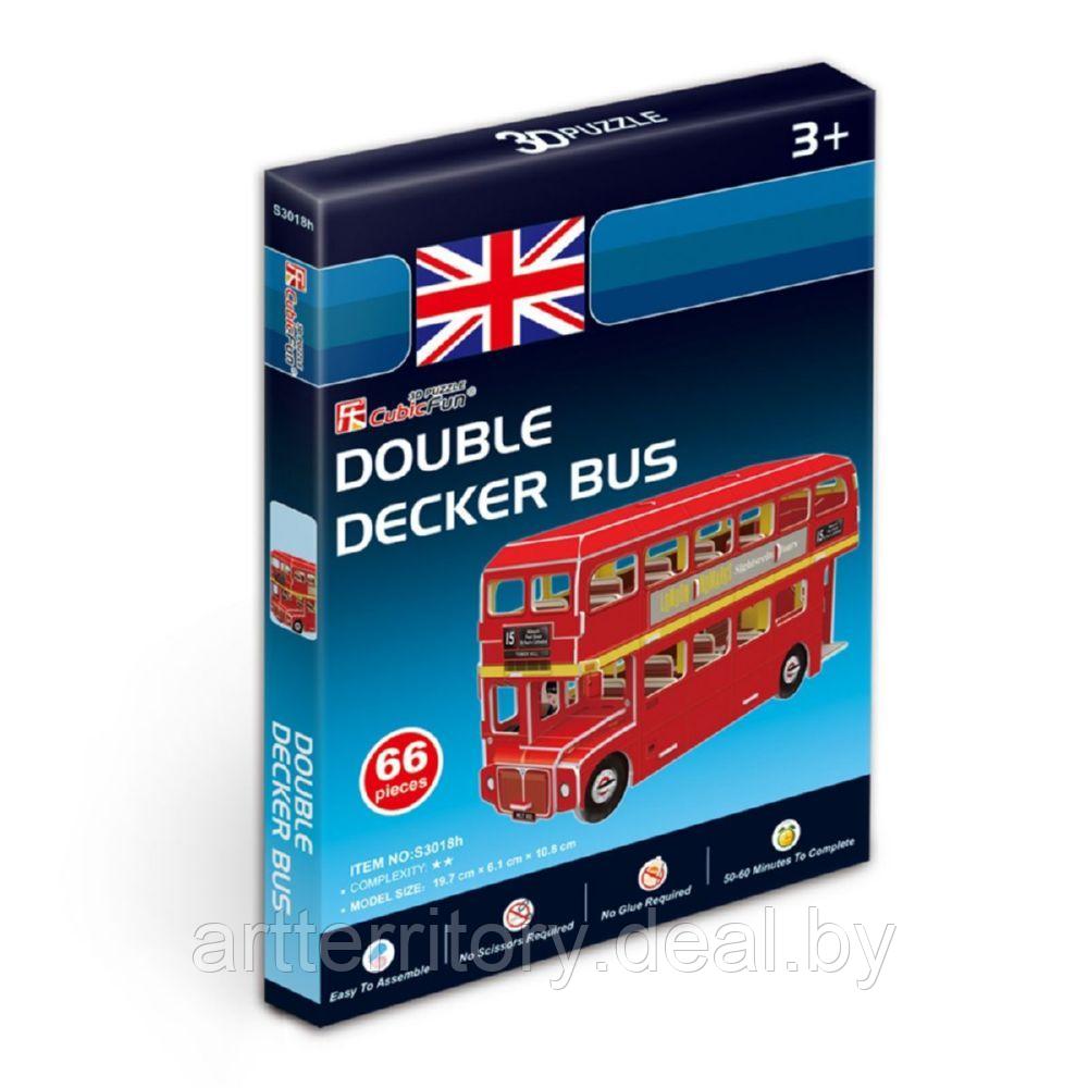 Конструктор 3D пазл. Лондонский двухэтажный автобус (Великобритания), Cubic Fun - фото 1 - id-p217254263