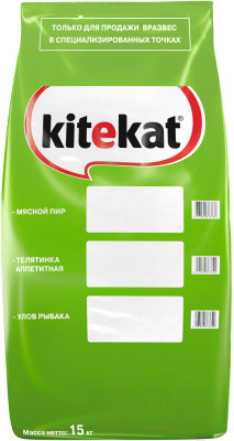 Сухой корм для кошек Kitekat Телятинка аппетитная - фото 3 - id-p217237765