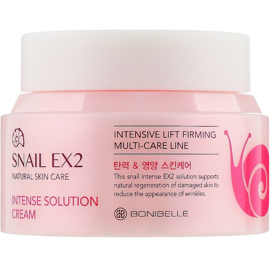 Крем для лица МУЦИН УЛИТКИ Snail EX2 Intense Solution Cream (BONIBELLE), 80 мл - фото 1 - id-p190972971