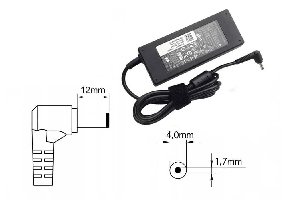 Оригинальная зарядка (блок питания) для ноутбуков Dell DL901954017B, GJN3G, 90W, штекер 4.0x1.7 мм
