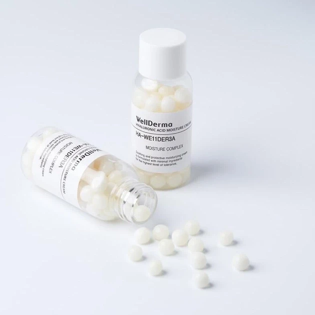 Крем для лица КАПСУЛЫ Hyaluronic Acid Moisture Cream (WELLDERMA), 20 гр - фото 2 - id-p217258708