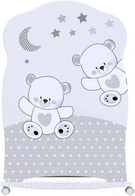 Детская кроватка VDK Funny Bears колесо-качалка - фото 2 - id-p217262783