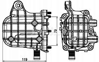 Радиатор EGR CE4000P Ford Focus