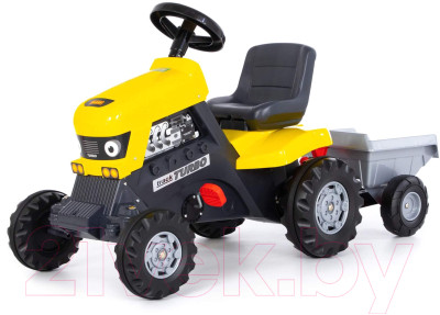 Каталка детская Полесье Turbo Трактор с педалями и полуприцепом / 89328 - фото 1 - id-p217264155