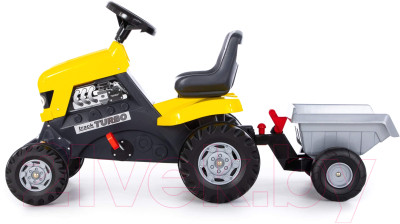 Каталка детская Полесье Turbo Трактор с педалями и полуприцепом / 89328 - фото 2 - id-p217264155