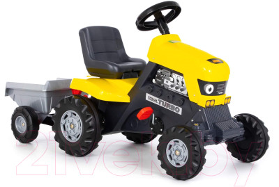Каталка детская Полесье Turbo Трактор с педалями и полуприцепом / 89328 - фото 6 - id-p217264155