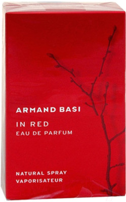 Парфюмерная вода Armand Basi In Red - фото 2 - id-p217261986