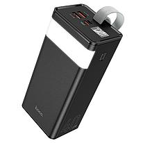 Внешний аккумулятор 40000mAh - Hoco J86, 5-12V, 3A, 148W, 2xUSB(QC 22.5W)+Type-C(PD 20W), с дисплеем, чёрный