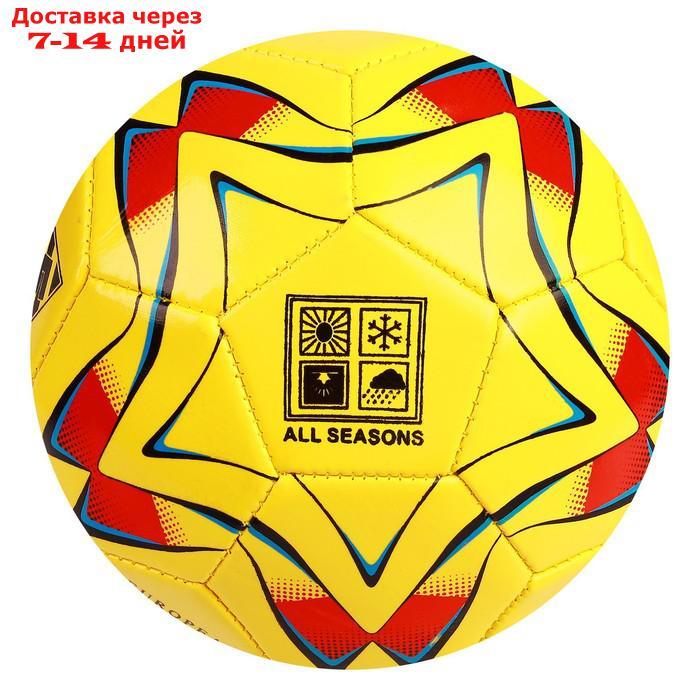 Мяч футбольный, размер 5, 32 панели, PVC, 2 подслоя, машинная сшивка, 260 г, МИКС - фото 8 - id-p216943769