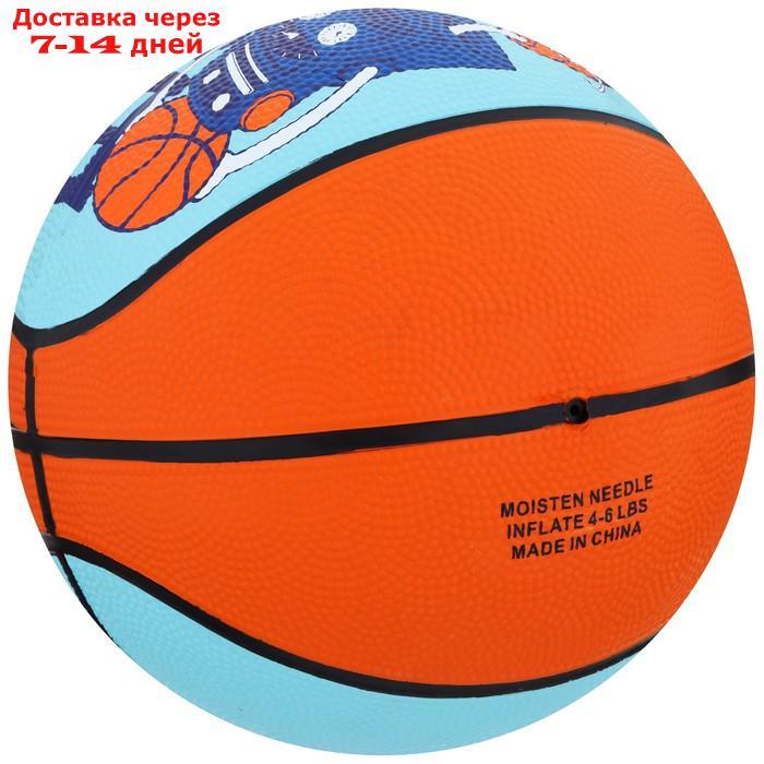 Мяч баскетбольный "Робот", размер 3, 280 г - фото 3 - id-p216943770