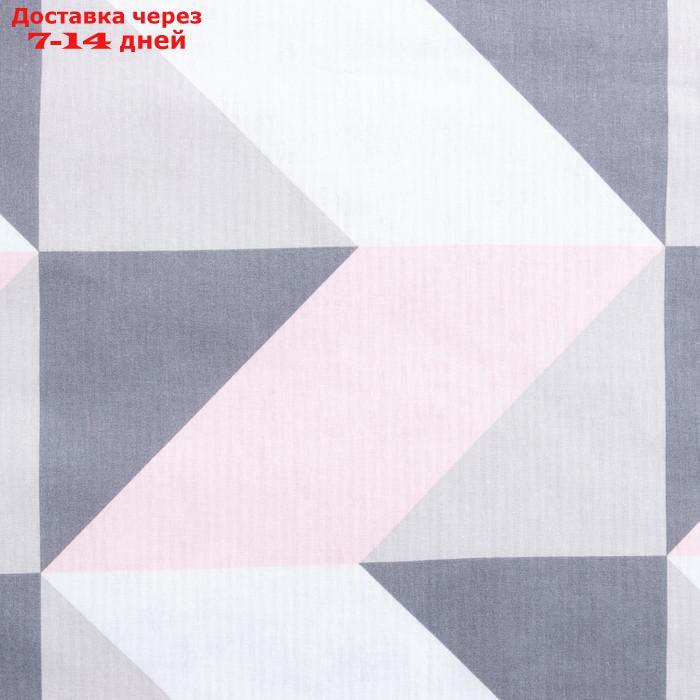КПБ "Этель" евро Pink illusion 200*217 см, 220*240 см, 70*70 см - 2 шт,бязь 125 г/м2 - фото 2 - id-p216948041