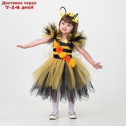 Карнавальный костюм "Пчёлка", сделай сам, корсет, ленты, брошки, аксессуары